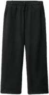 An image of a Custom LA Apparel Heavy Fleece Straight Leg Sweatpant in Black!