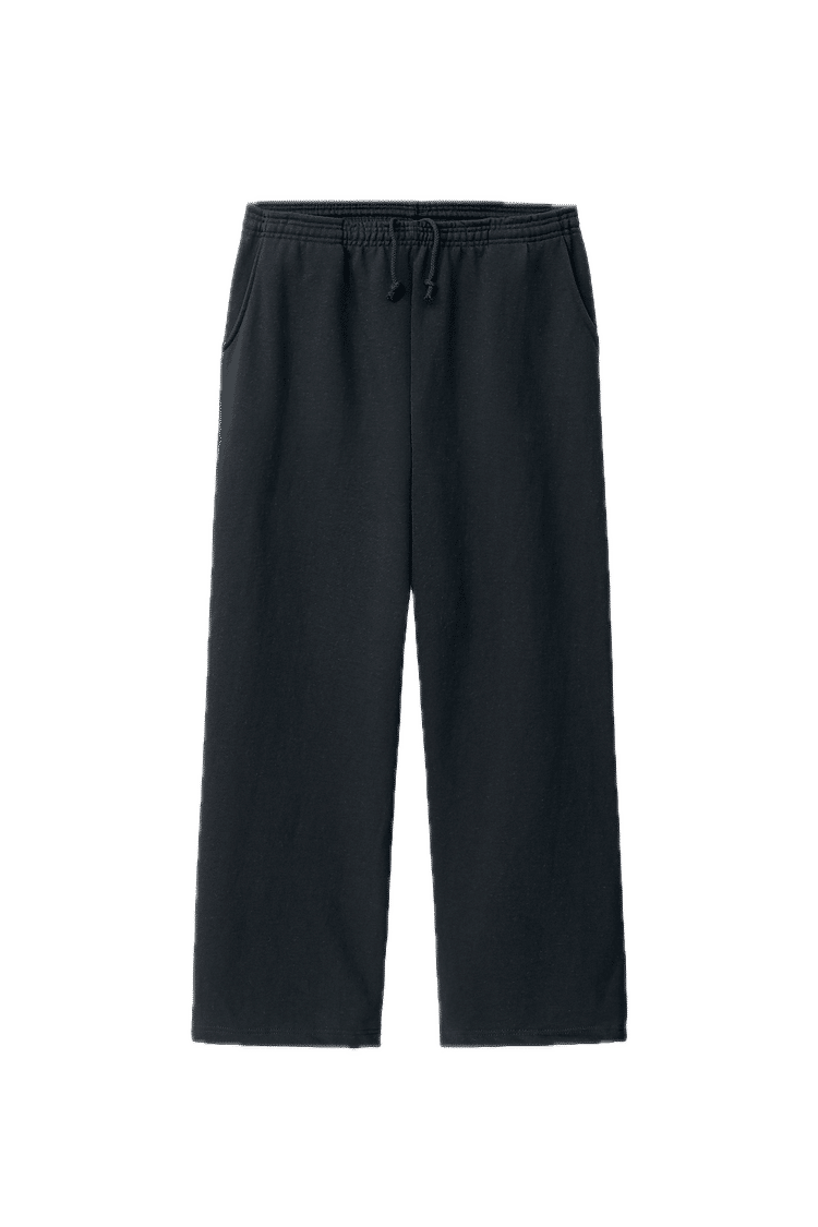 LA Apparel Heavy Fleece Straight Leg Sweatpant in Navy
