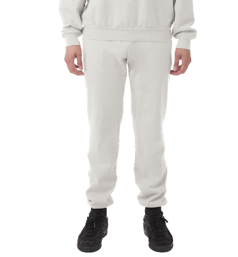 LA Apparel Heavy Fleece Sweatpants 14oz in CEMENT