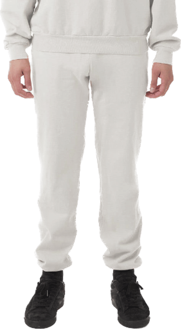 Am image of a Custom LA Apparel Heavy Fleece Sweatpants 14oz in CEMENT!