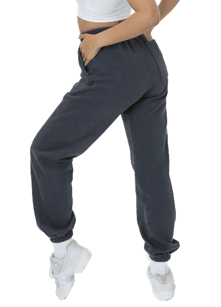 LA Apparel Heavy Fleece Sweatpants 14oz in DOLPHIN BLUE
