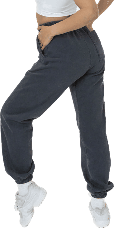Am image of a Custom LA Apparel Heavy Fleece Sweatpants 14oz in DOLPHIN BLUE!
