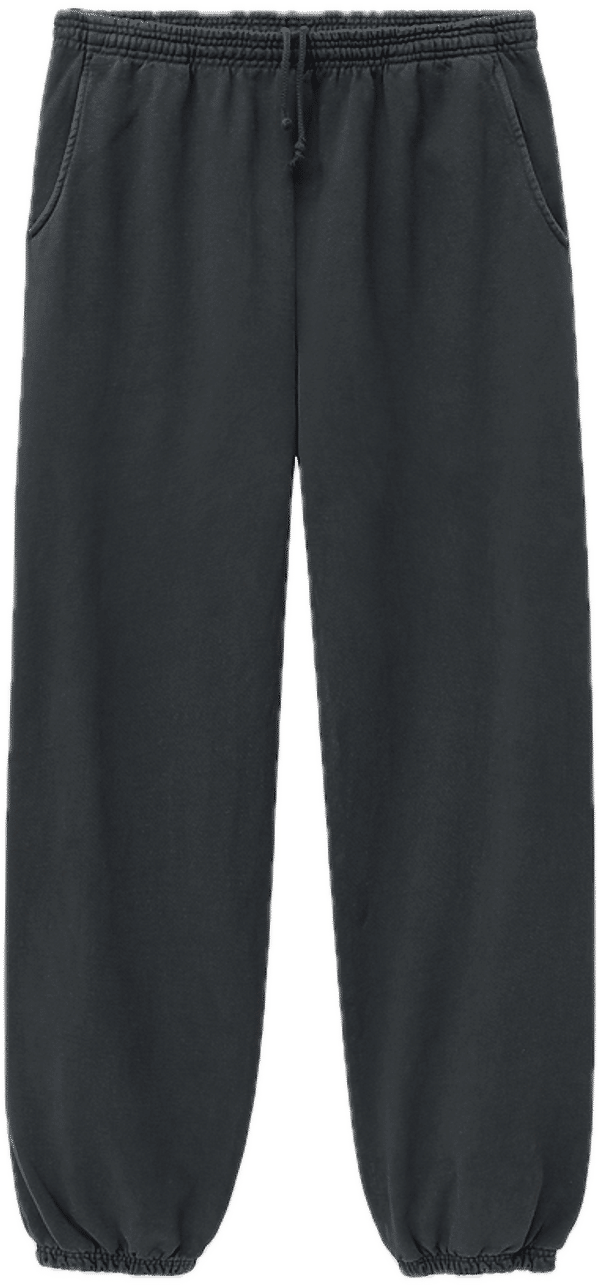 An image of a Custom LA Apparel Heavy Fleece Sweatpants 14oz in DOLPHIN BLUE!