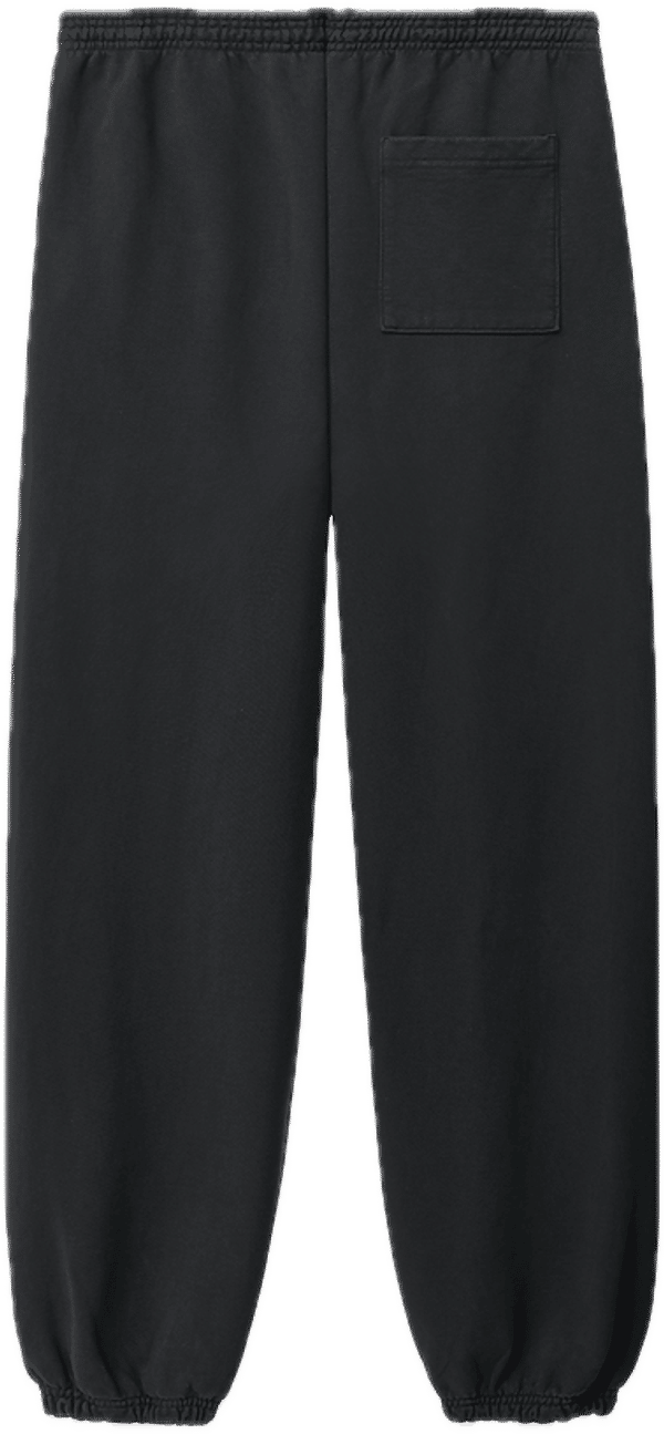 An image of a Custom LA Apparel Heavy Fleece Sweatpants 14oz in OFF BLACK!