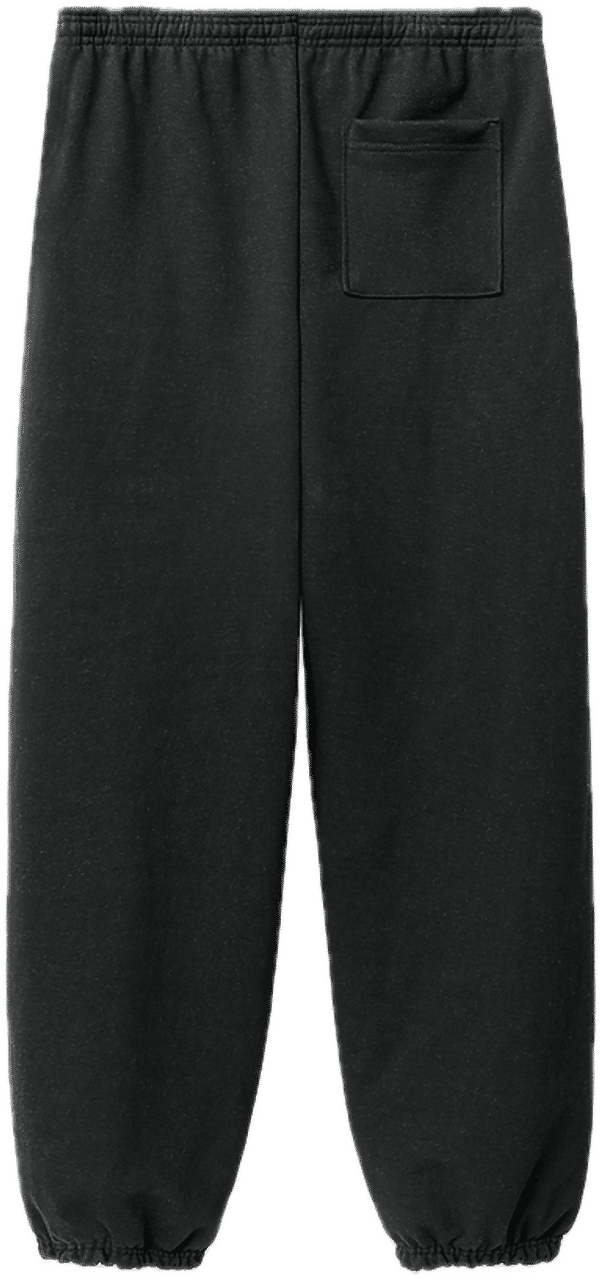 An image of a Custom LA Apparel Heavy Fleece Sweatpant 14oz in Black!