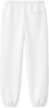 An image of a Custom LA Apparel Heavy Fleece Sweatpant 14oz in White!