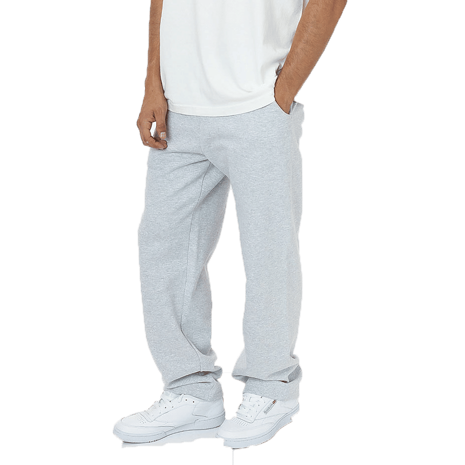 LA Apparel Heavy Fleec Straight Leg Sweatpant in Ash