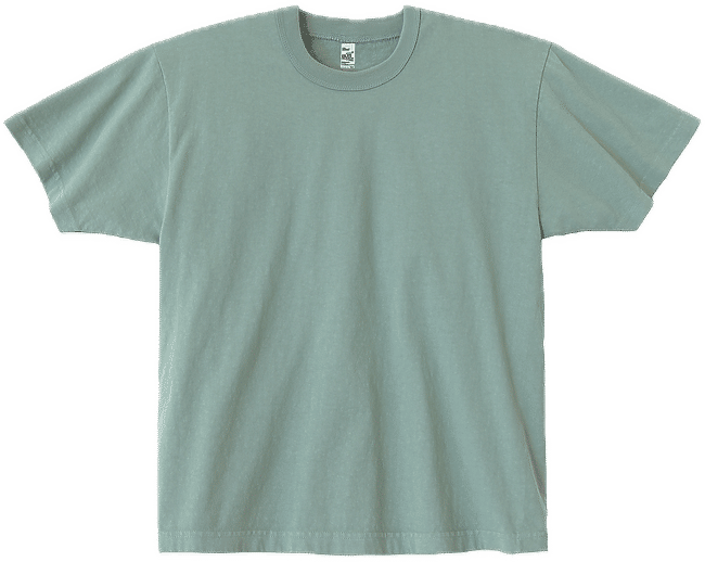 LA Apparel Heavy Jersey Tee With Binding in Atlantic Green