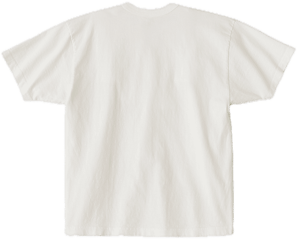 An image of a Custom LA Apparel Heavy Jersey Tee With Binding in Off White!
