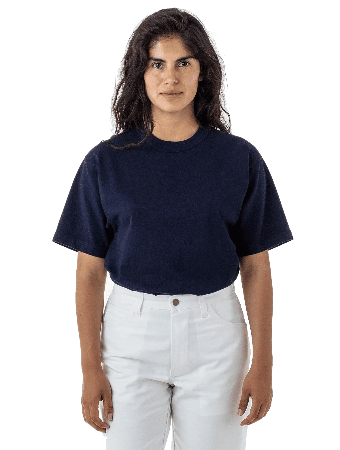 LA Apparel Heavy Jersey Tee With Binding