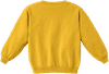 An image of a Custom LA Apparel Kids Heavy Fleece Crewneck in Dijon!