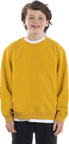 An image of a Custom LA Apparel Kids Heavy Fleece Crewneck!