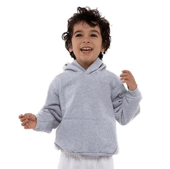 LA Apparel Kids Heavy Fleece Hooded Pullover