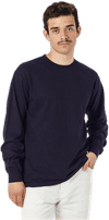 An image of a Custom LA Apparel Long Sleeve Garment Dye Crewneck Shirt!