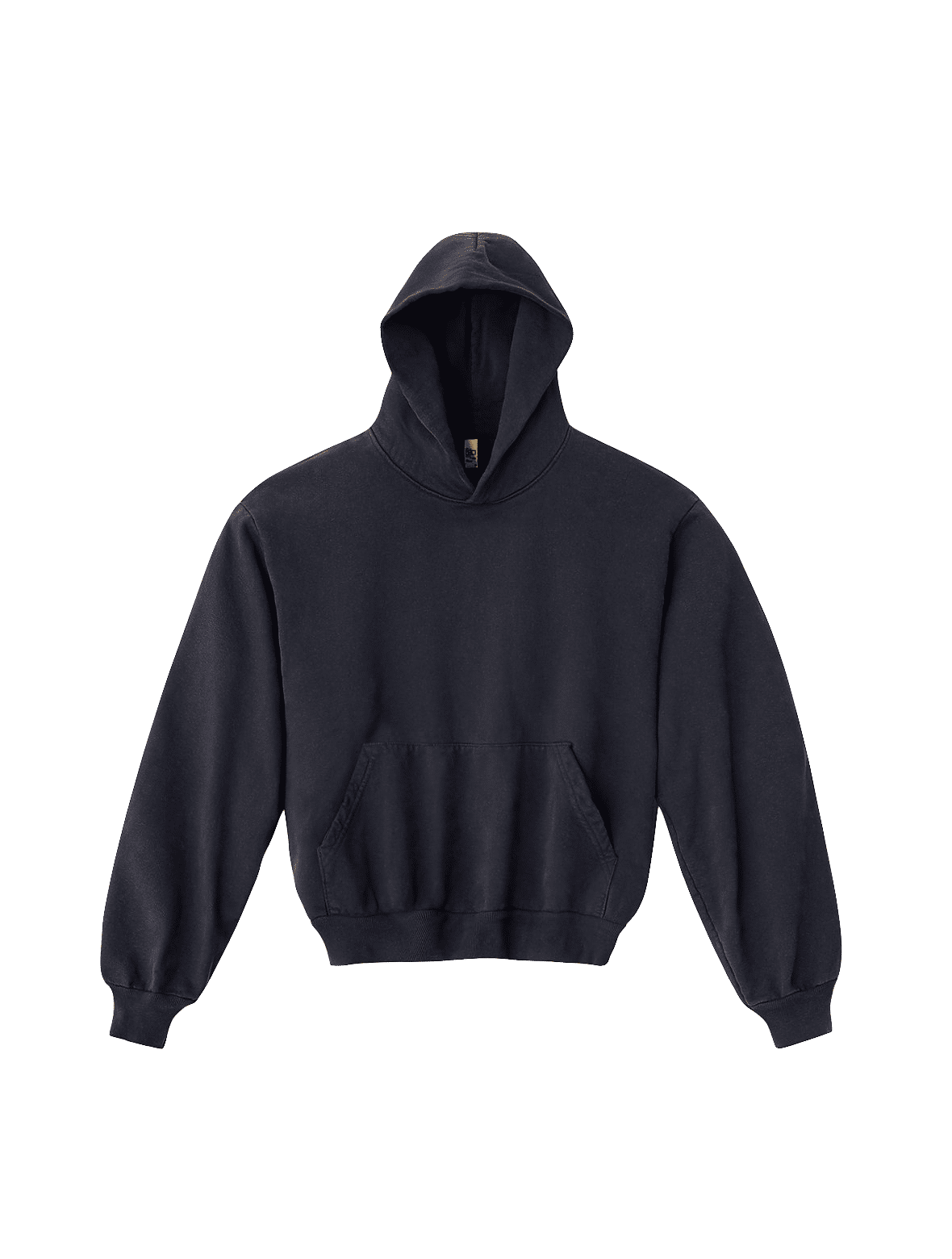 LA Apparel LS Heavy Fleece Hoodie PO 14 Oz in Black Edge