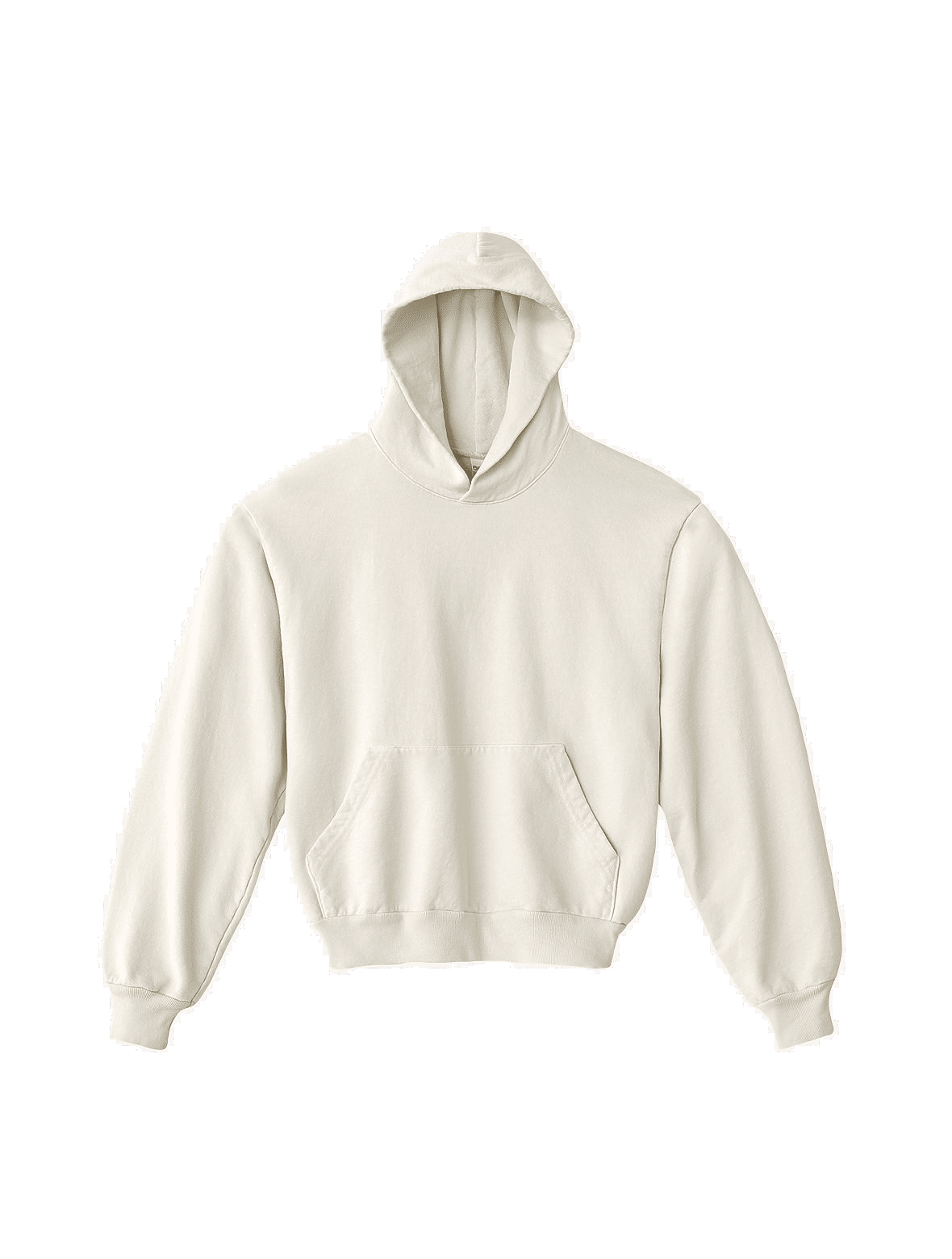 LA Apparel LS Heavy Fleece Hoodie PO 14 Oz in Creme