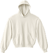 An image of a Custom LA Apparel LS Heavy Fleece Hoodie PO 14 Oz in Creme!
