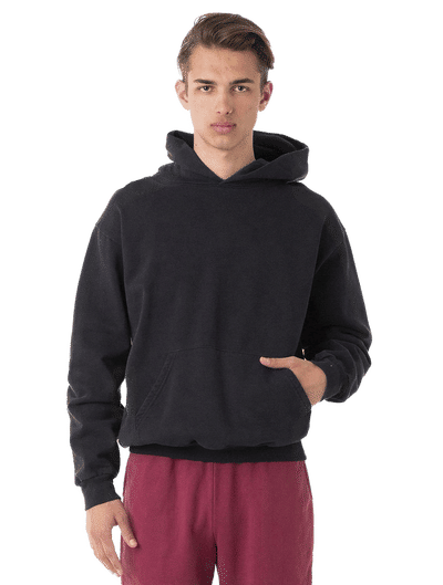 Custom LA Apparel LS Heavy Fleece Hoodie PO 14 Oz Coastal Reign