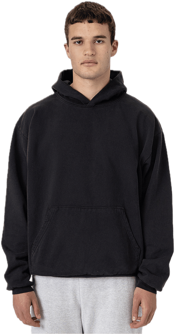 An image of a Custom LA Apparel LS Heavy Fleece Hoodie PO 14 Oz!