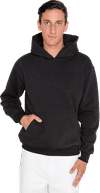 An image of a Custom LA Apparel LS Heavy Fleece Hood PO 14 Oz!