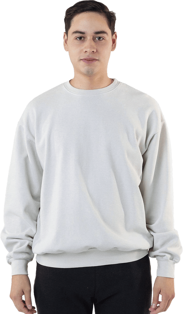 An image of a Custom LA Apparel LS Heavy Fleece PO Crewneck Sweatshirt 14 Oz!