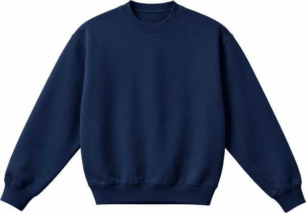 An image of a Custom LA Apparel LS Heavy Fleece PO Crew 14 Oz in Navy!