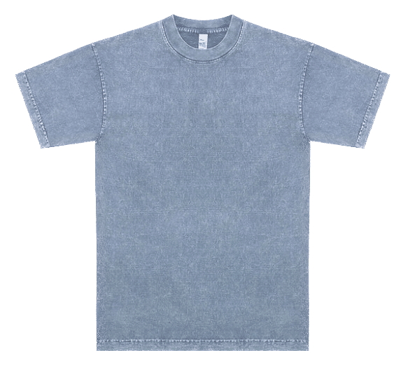 LA Apparel Mineral Wash Crew in Arctic