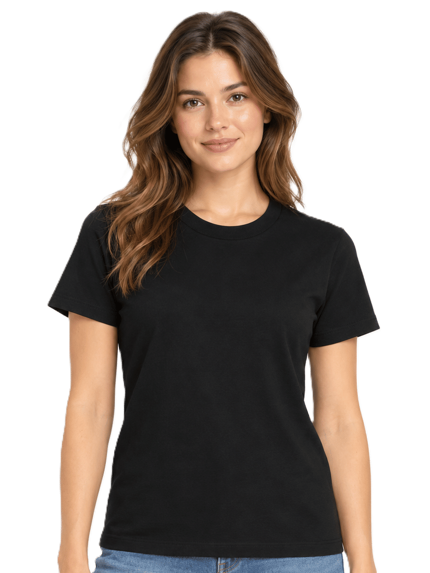 LA Apparel Rib Mock Neck Top