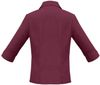 Am image of a Custom Biz Collection Ladies Plain Oasis 3 Quarters Sleeve Shirt in Cherry!