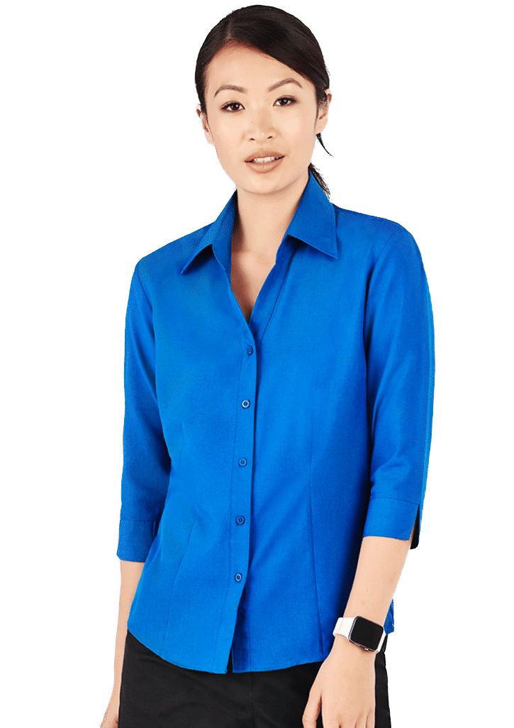 Biz Collection Ladies Plain Oasis 3 Quarters Sleeve Shirt