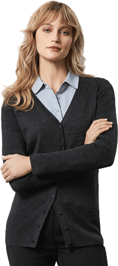 An image of a Custom Biz Collection Ladies Milano Cardigan!