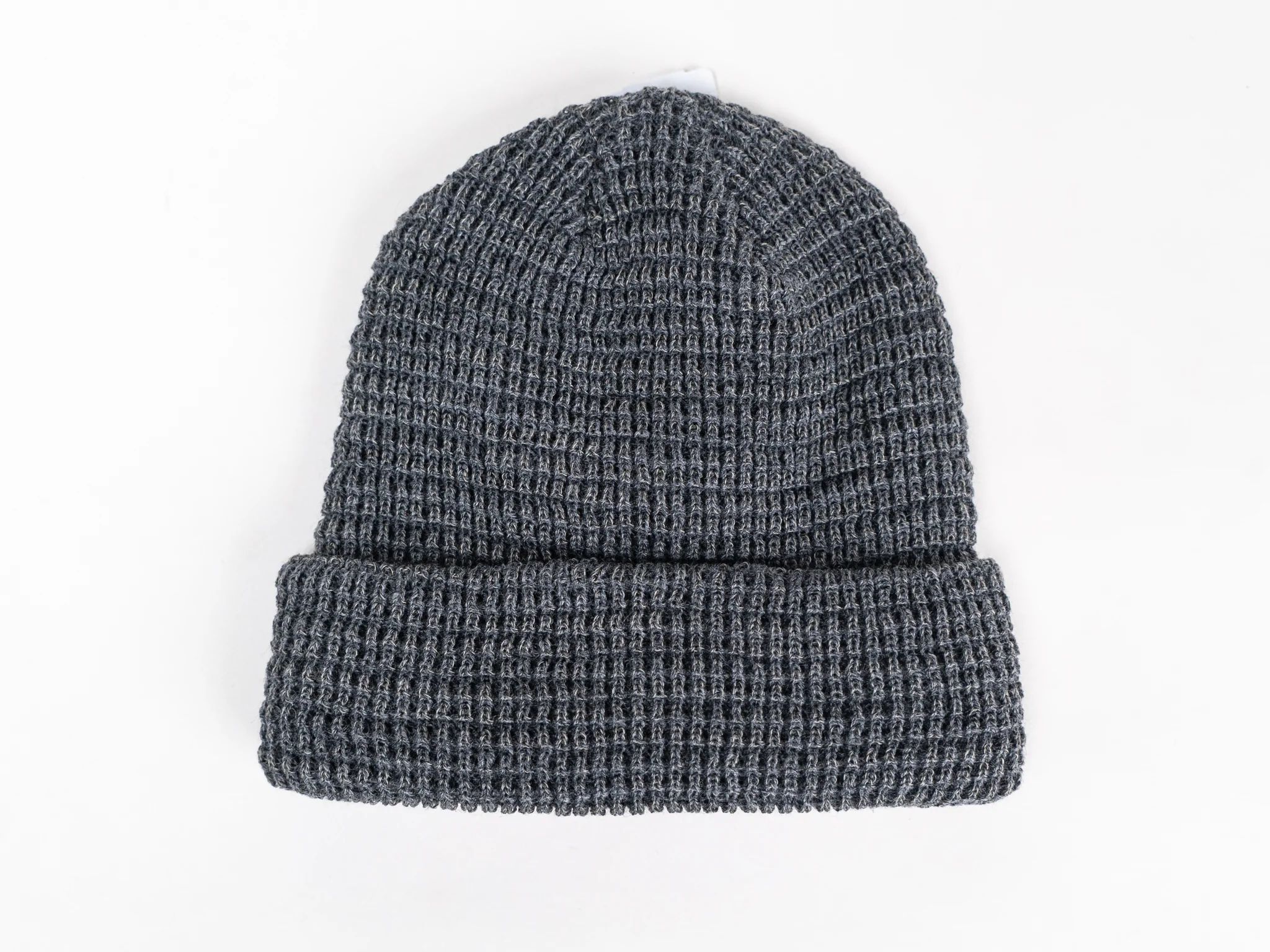 Beaniiez Leery Waffle Acrylic Toque in Pigment Black