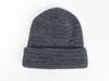 Am image of a Custom Beaniiez Leery Waffle Acrylic Toque in Pigment Black!