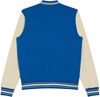 Am image of a Custom Made Blanks Letterman Jacket in Classic Blue!
