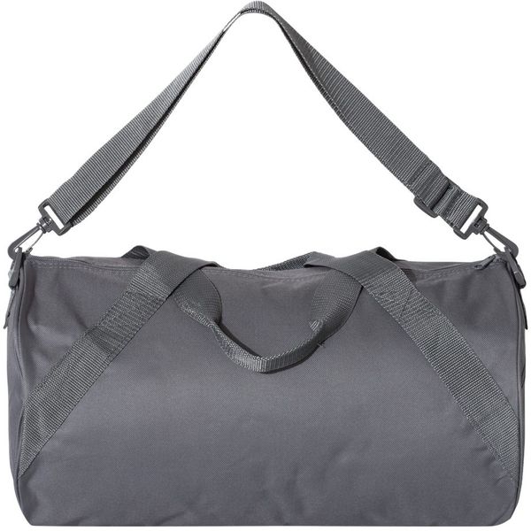 An image of a Custom Liberty Bags Barrel Duffel in Charcoal!