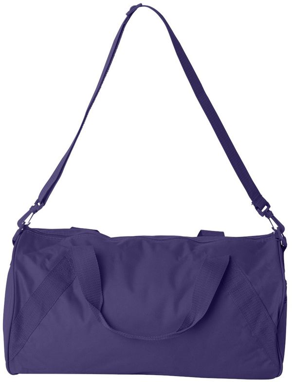 An image of a Custom Liberty Bags Barrel Duffel in Purple!