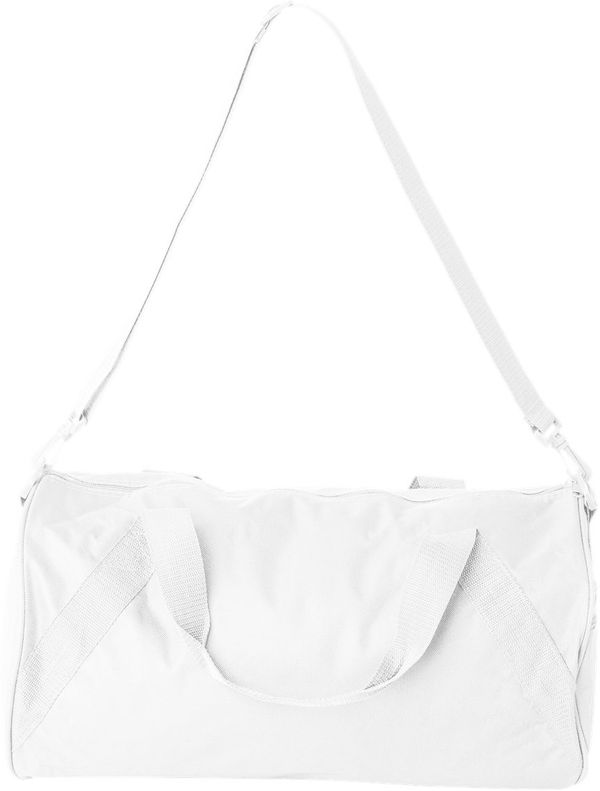 An image of a Custom Liberty Bags Barrel Duffel in White!