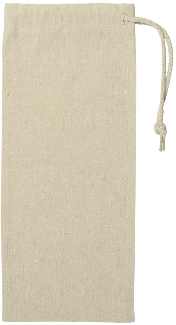 An image of a Custom Liberty Bags Drawstring Wine Tote in Natural!