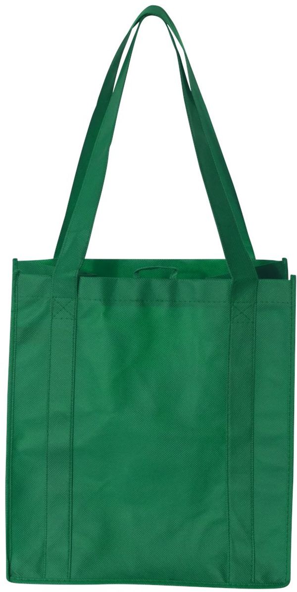 An image of a Custom Liberty Bags Reusable Shopping Bag in Forest Green!