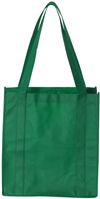 An image of a Custom Liberty Bags Reusable Shopping Bag in Forest Green!