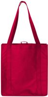 An image of a Custom Liberty Bags Reusable Shopping Bag in Red!