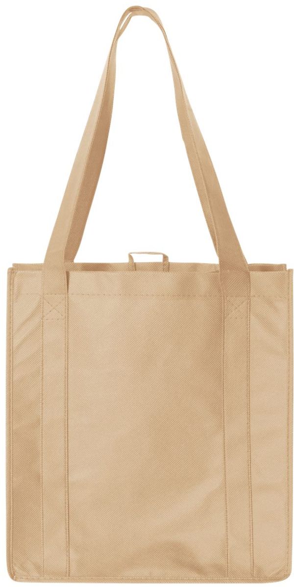 An image of a Custom Liberty Bags Reusable Shopping Bag in Tan!
