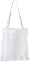 An image of a Custom Liberty Bags Reusable Shopping Bag in White!