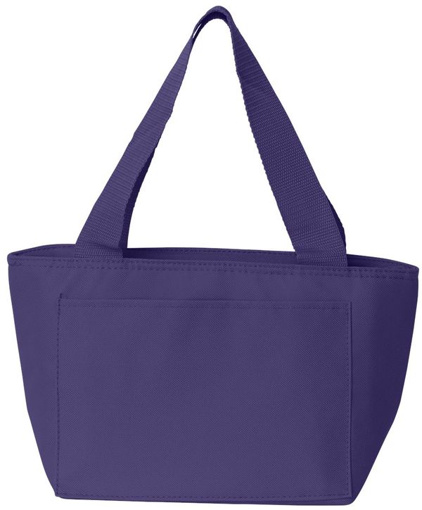 An image of a Custom Liberty Bags Simple and Cool Cooler in Purple!