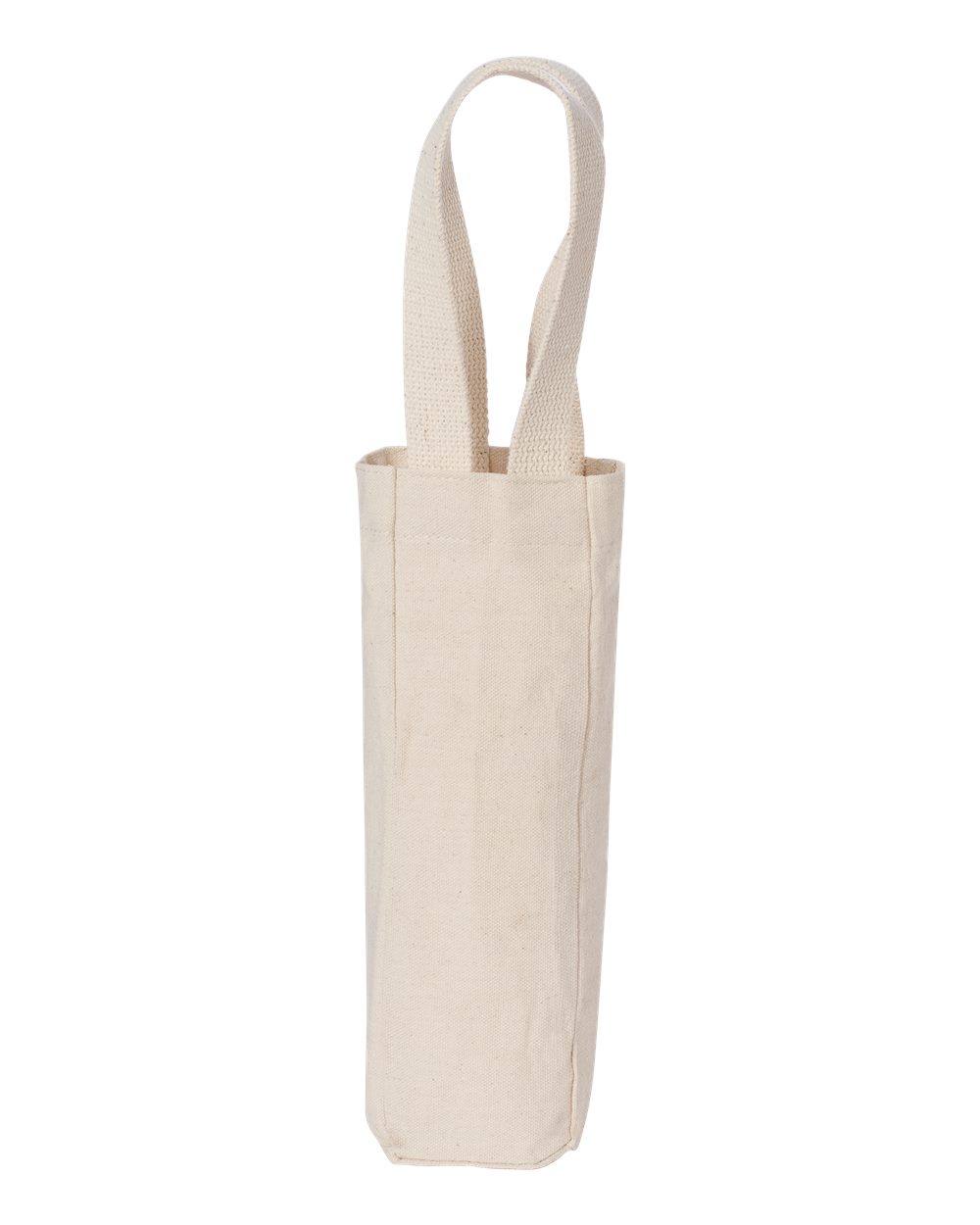 Liberty Bags Single Bottle Wine Tote in Natural