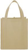 An image of a Custom Little Juno NonWoven Grocery Tote in Natural!