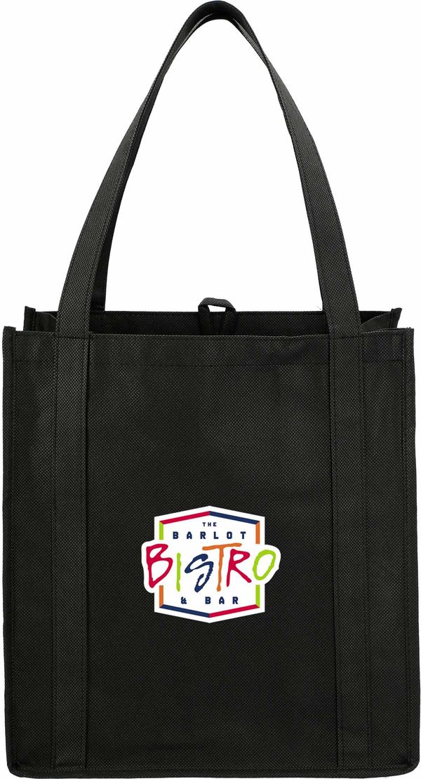 An image of a Custom Little Juno NonWoven Grocery Tote!