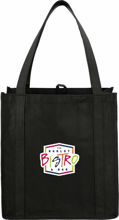 An image of a Custom Little Juno NonWoven Grocery Tote!