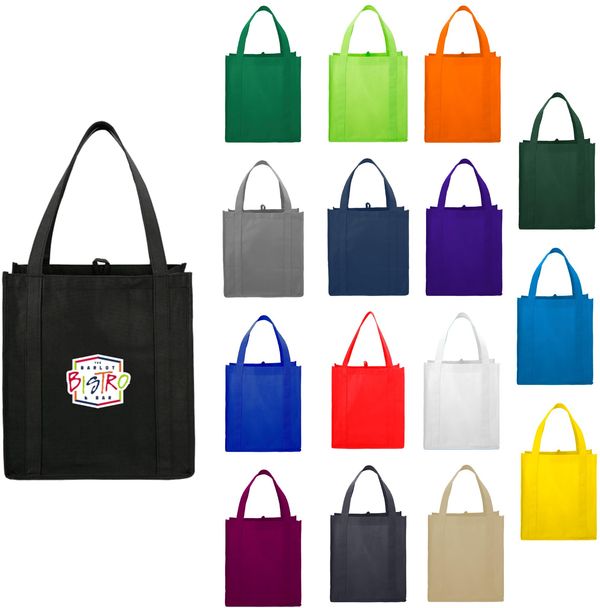 An image of a Custom Little Juno NonWoven Grocery Tote!