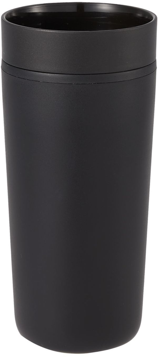 An image of a Custom Lola 16 oz Double Wall Tumbler with 360 Lid in Black!